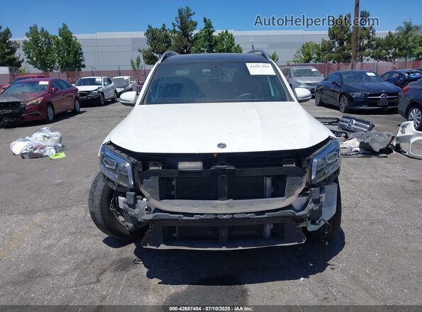 W1N4M4GB0LW034647 2020 MERCEDES-BENZ GLB-CLASS White Widok wnętrza z tyłu