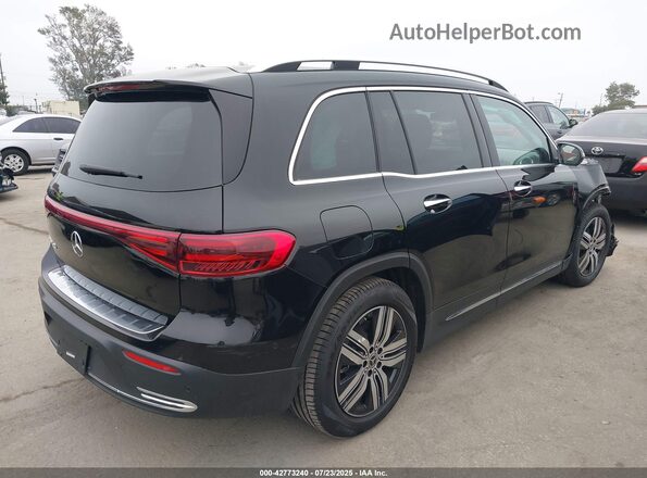 W1N9M0CB1RN104577 2024 MERCEDES-BENZ EQB 250 SUV Black უკანა მარჯვენა