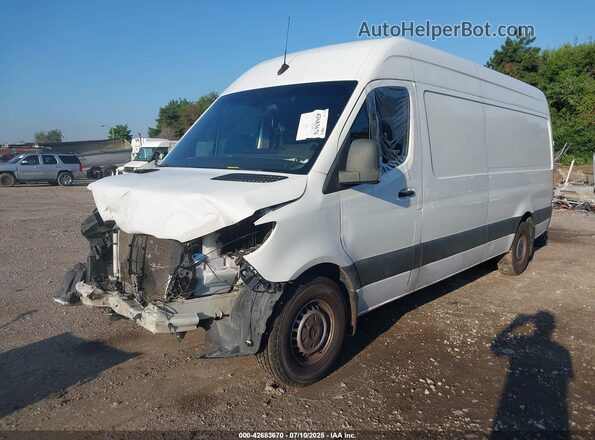W1Y4ECHY5MT079714 2021 MERCEDES-BENZ SPRINTER Белый Передняя левая четверть