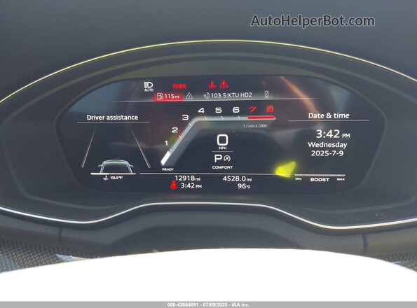 WA124AFY2P2176363 2023 AUDI SQ5 Серый Вид задних сидений