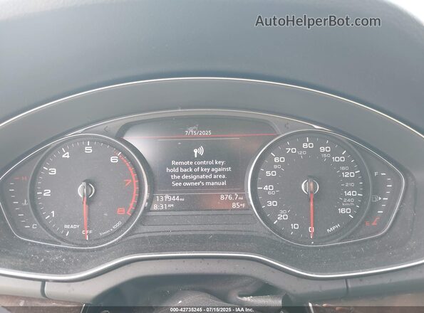 WA1ANAFY5L2042336 2020 AUDI Q5 Белый Вид задних сидений