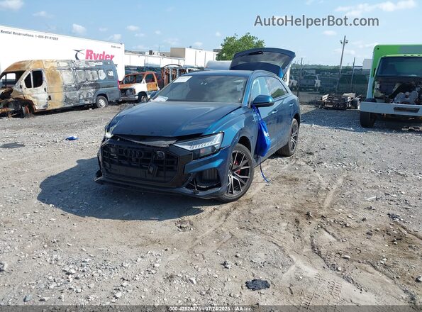WA1EVBF16ND015261 2022 AUDI Q8 Turquoise Przód lewy