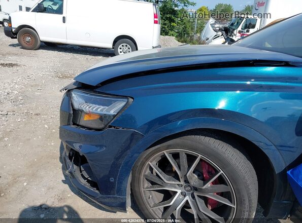 WA1EVBF16ND015261 2022 AUDI Q8 Turquoise Widok z przodu