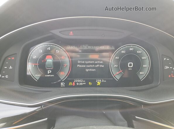 WA1EVBF17PD012534 2023 AUDI Q8 Белый Вид щитка приборов
