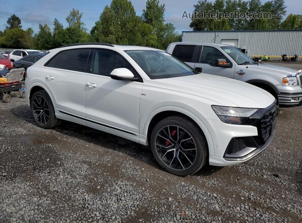 WA1EVBF17PD012534 2023 AUDI Q8 Белый Передняя правая четверть