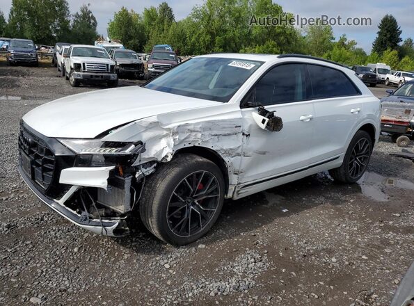 WA1EVBF17PD012534 2023 AUDI Q8 Белый Передняя левая четверть