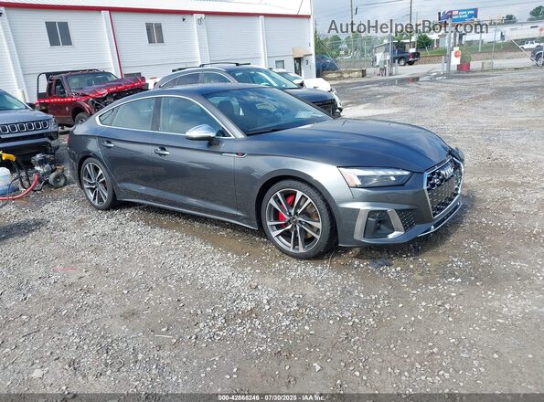 WAUB4CF59RA053429 2024 AUDI S5 Серый Передняя правая четверть
