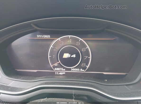 WAUC4AF42JA051669 2018 AUDI S4 Зеленый Вид задних сидений