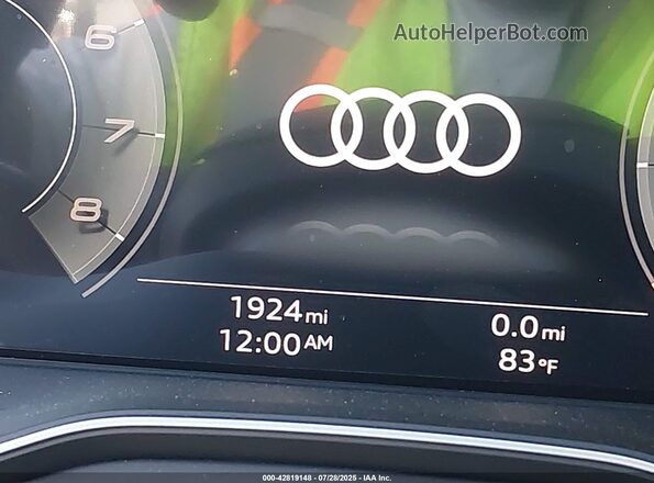 WAUC4CF50SA011807 2025 AUDI S5 Green Widok tylnych siedzeń