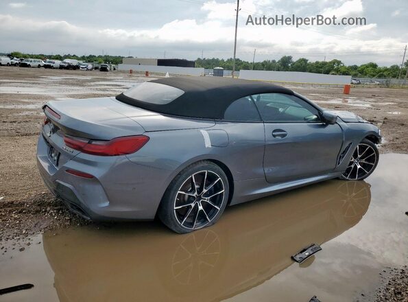 WBAFY4C07NCH97004 2022 BMW M8 Серый Задняя правая четверть