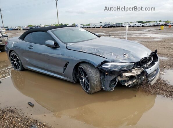 WBAFY4C07NCH97004 2022 BMW M8 Серый Передняя правая четверть