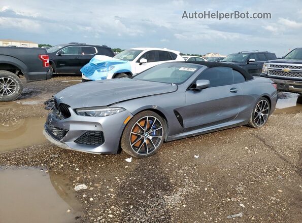 WBAFY4C07NCH97004 2022 BMW M8 Серый Передняя левая четверть