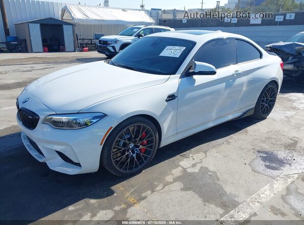 WBS2U7C54K7D01860 2019 BMW M2 Бежевый Передняя левая четверть