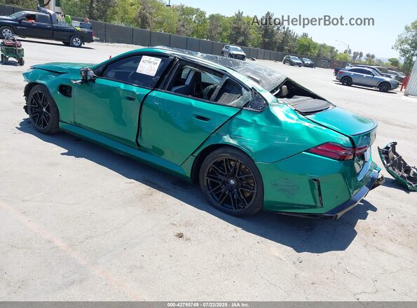 WBS83FK03SCT90239 2025 BMW M5 Green Trasero izquierdo