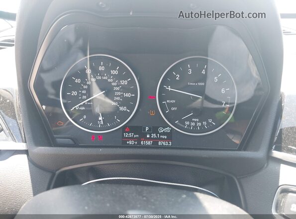 WBXHT3C37H5F87304 2017 BMW X1 Серебряный Вид задних сидений