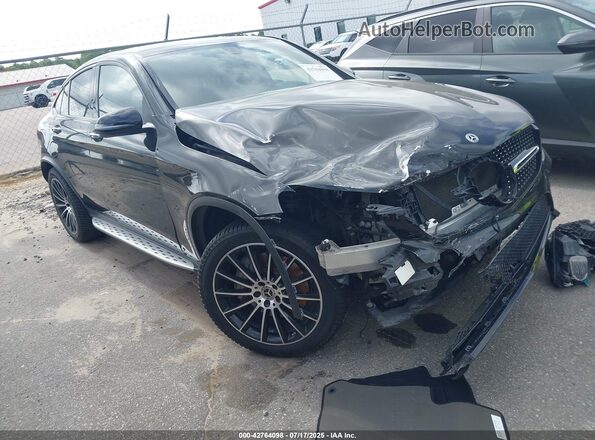 WDC0J4KB9JF318100 2018 MERCEDES-BENZ GLC 300 COUPE Black Front right