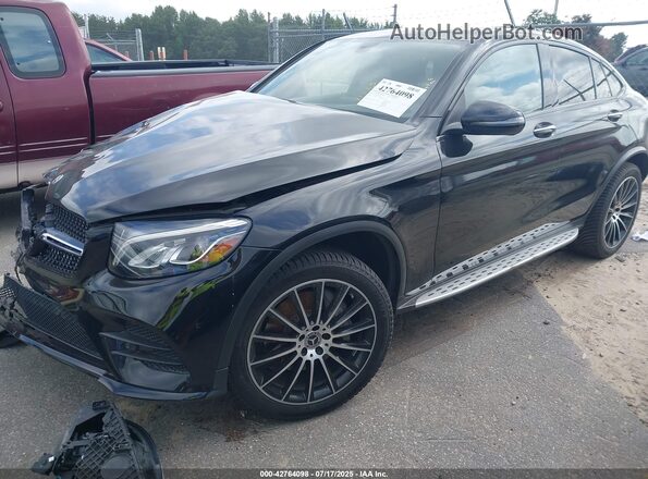 WDC0J4KB9JF318100 2018 MERCEDES-BENZ GLC 300 COUPE Black Front left
