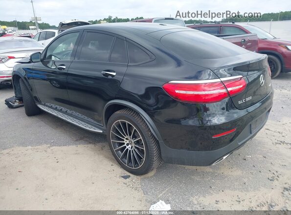 WDC0J4KB9JF318100 2018 MERCEDES-BENZ GLC 300 COUPE Black Rear left