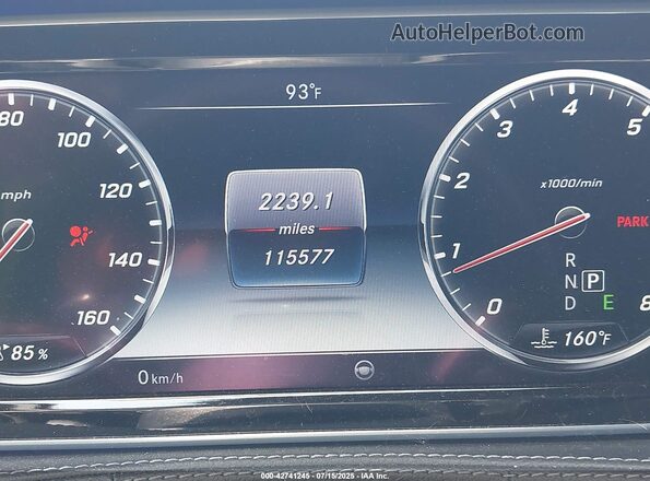 WDDUG8FB7HA317967 2017 MERCEDES-BENZ S-CLASS Черный 