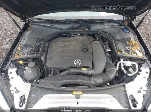 WDDWF8EB8LR561957 2020 MERCEDES-BENZ C-CLASS Black Вид ззаду