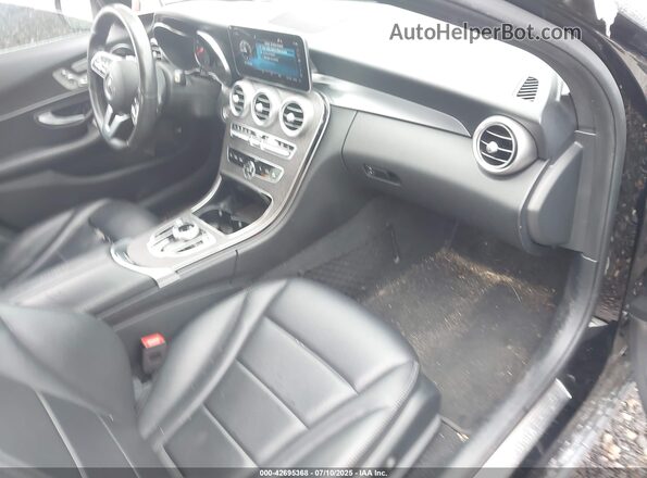 WDDWF8EB8LR561957 2020 MERCEDES-BENZ C-CLASS Black Вид салону спереду
