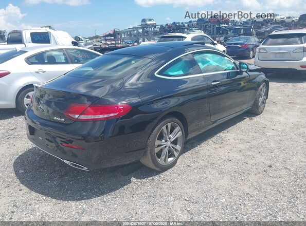 WDDWJ4KB5HF448505 2017 MERCEDES-BENZ C-CLASS Черный Задняя правая четверть