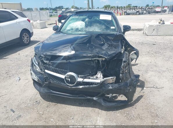 WDDWJ4KB5HF448505 2017 MERCEDES-BENZ C-CLASS Черный Вид спереди