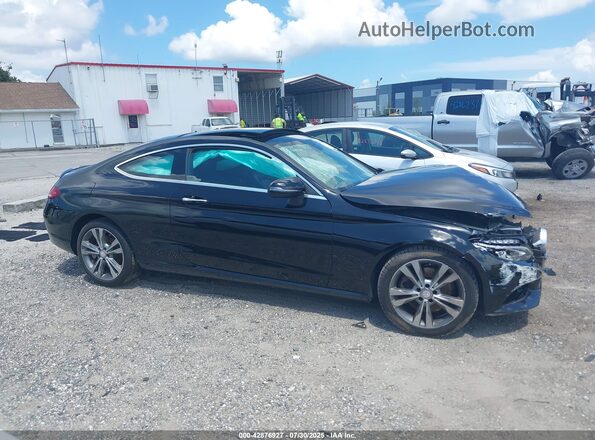 WDDWJ4KB5HF448505 2017 MERCEDES-BENZ C-CLASS Черный Панорамный вид салона 360°