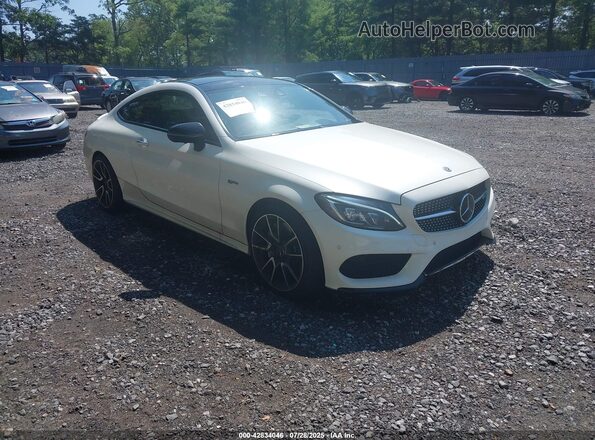 WDDWJ6EBXHF571949 2017 MERCEDES-BENZ AMG C 43 White Front right