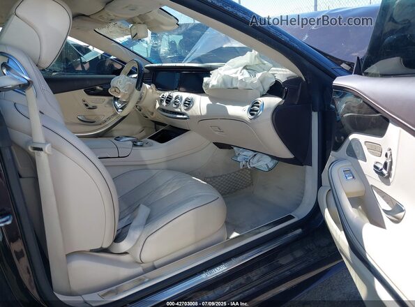 WDDXK8CB7HA023369 2017 MERCEDES-BENZ S-CLASS Purple Front interior view