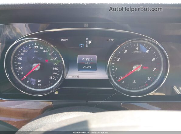 WDDZF4JB6HA015188 2017 MERCEDES-BENZ E-CLASS Black Widok tylnych siedzeń