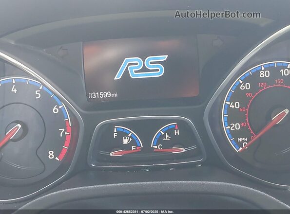 WF0DP3TH0H4126229 2017 FORD FOCUS RS Gray 
