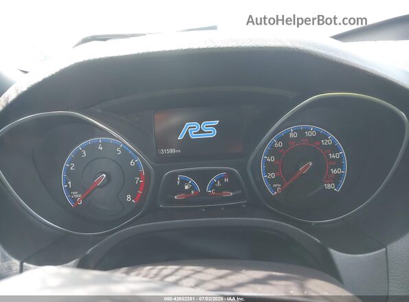 WF0DP3TH0H4126229 2017 FORD FOCUS RS Gray Հետևի նստատեղերի տեսք