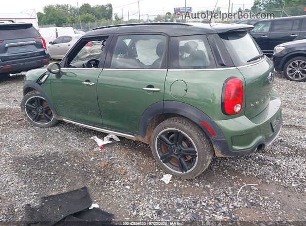 WMWZC3C54GWT07487 2016 MINI COUNTRYMAN Green უკანა მარცხენა