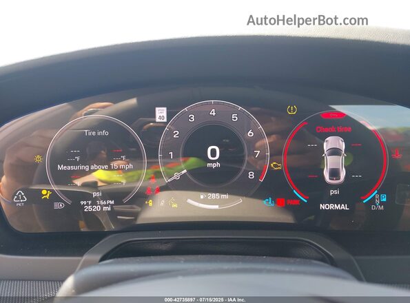 WP0AA2A96SS207364 2025 PORSCHE 911 Серый Вид задних сидений