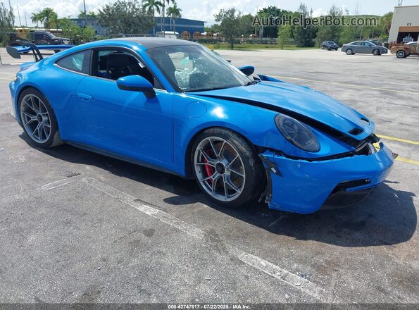 WP0AC2A92PS271046 2023 PORSCHE 911 Blue Przód prawy