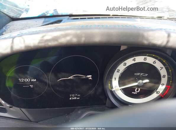 WP0AC2A92PS271046 2023 PORSCHE 911 Blue Widok tylnych siedzeń