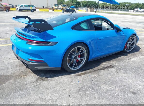 WP0AC2A92PS271046 2023 PORSCHE 911 Blue Tył prawy