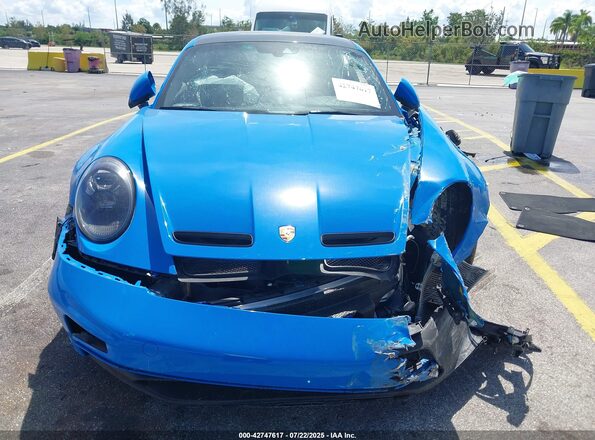 WP0AC2A92PS271046 2023 PORSCHE 911 Blue Widok z przodu
