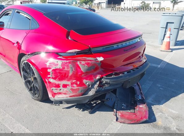 WP0AC2Y16LSA72207 2020 PORSCHE TAYCAN Красный 