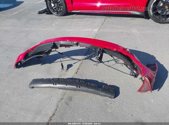 WP0AC2Y16LSA72207 2020 PORSCHE TAYCAN Красный Вид панели приборов