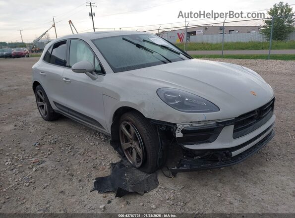 WP1AA2A54PLB21077 2023 PORSCHE MACAN Gray Delantero derecho