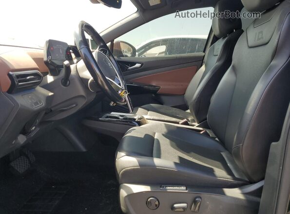 WVGTMPE21MP038625 2021 VOLKSWAGEN ID.4 Black Widok wnętrza z przodu