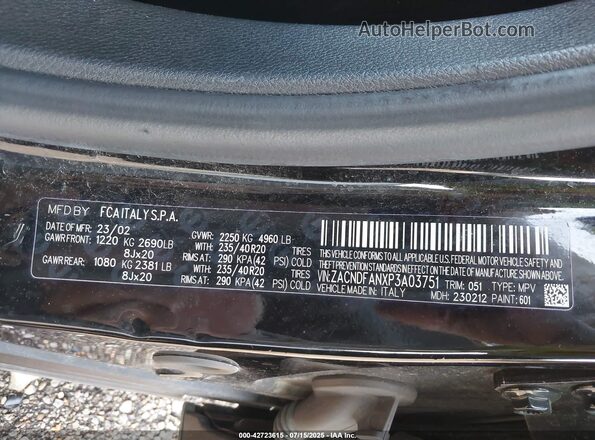 ZACNDFANXP3A03751 2023 DODGE OTHER Black Widok komory silnika