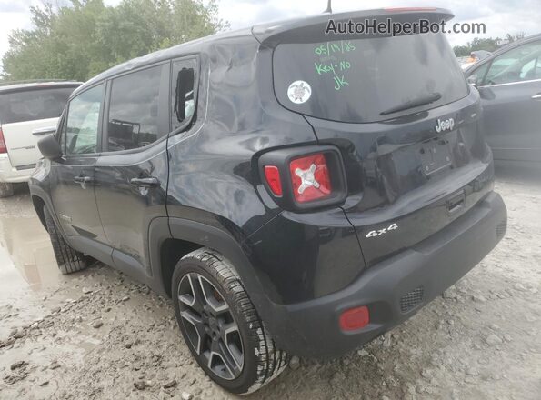 ZACNJDAB2MPM55729 2021 JEEP RENEGADE Black Trasero izquierdo