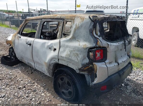 ZACNJDAB6MPN14460 2021 JEEP RENEGADE Silver Tył lewy