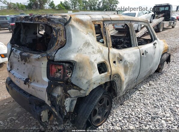 ZACNJDAB6MPN14460 2021 JEEP RENEGADE Silver Tył prawy