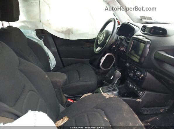 ZACNJDBBXMPM77038 2021 JEEP RENEGADE Orange Widok wnętrza z przodu