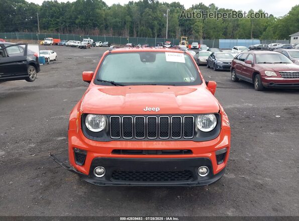 ZACNJDBBXMPM77038 2021 JEEP RENEGADE Orange Widok deski rozdzielczej