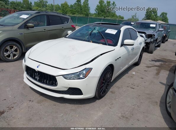 ZAM57RSA4G1168574 2016 MASERATI GHIBLI White Przód lewy